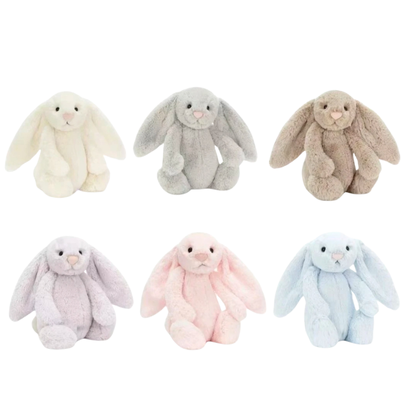 Jellycat Bashful Cream Bunny/Bashful Blue Bunny /Bashful Lilac Bunny/Bashful Blush Bunny/Bashful Silver Bunny /Bashful Beige Bunny  | Large