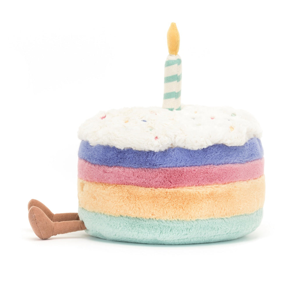 Jellycat Amuseable Rainbow Birthday Cake | Medium