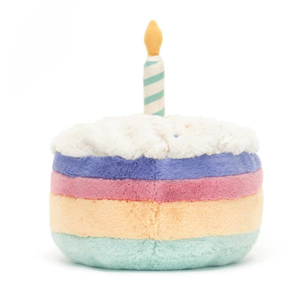 Jellycat Amuseable Rainbow Birthday Cake | Medium