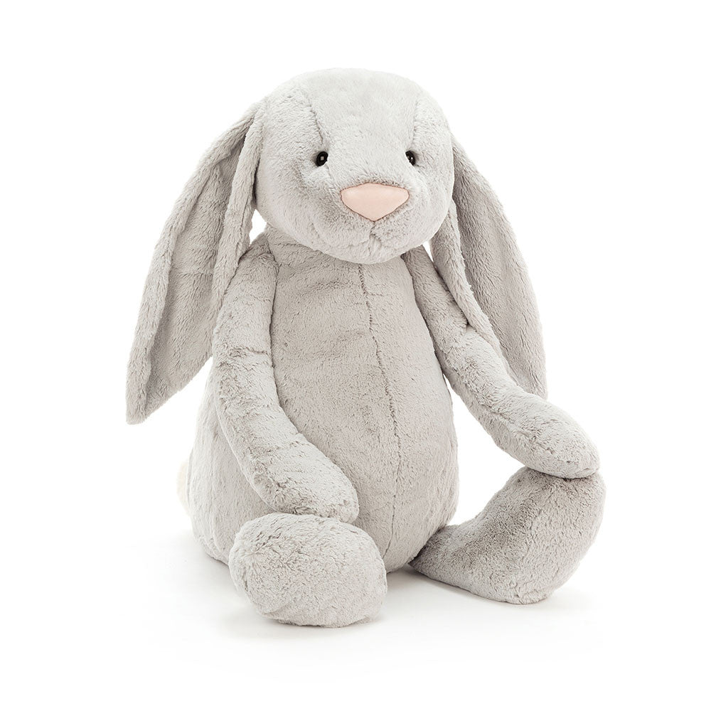 Jellycat Bashful Silver (Grey) Bunny | Giant- Stock Clearance