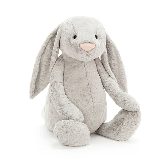 Jellycat Bashful Silver (Grey) Bunny | Giant- Stock Clearance
