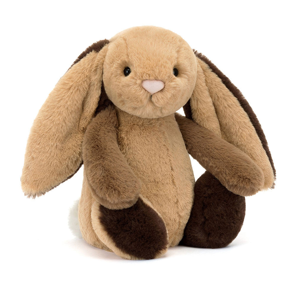 Jellycat Bashful Patchwork Brown Bunny | Medium *LIMIT 1*