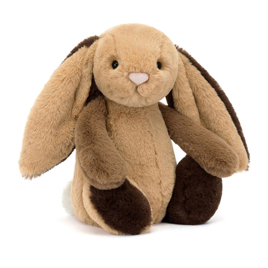 Jellycat Bashful Patchwork Brown Bunny | Medium *LIMIT 1*