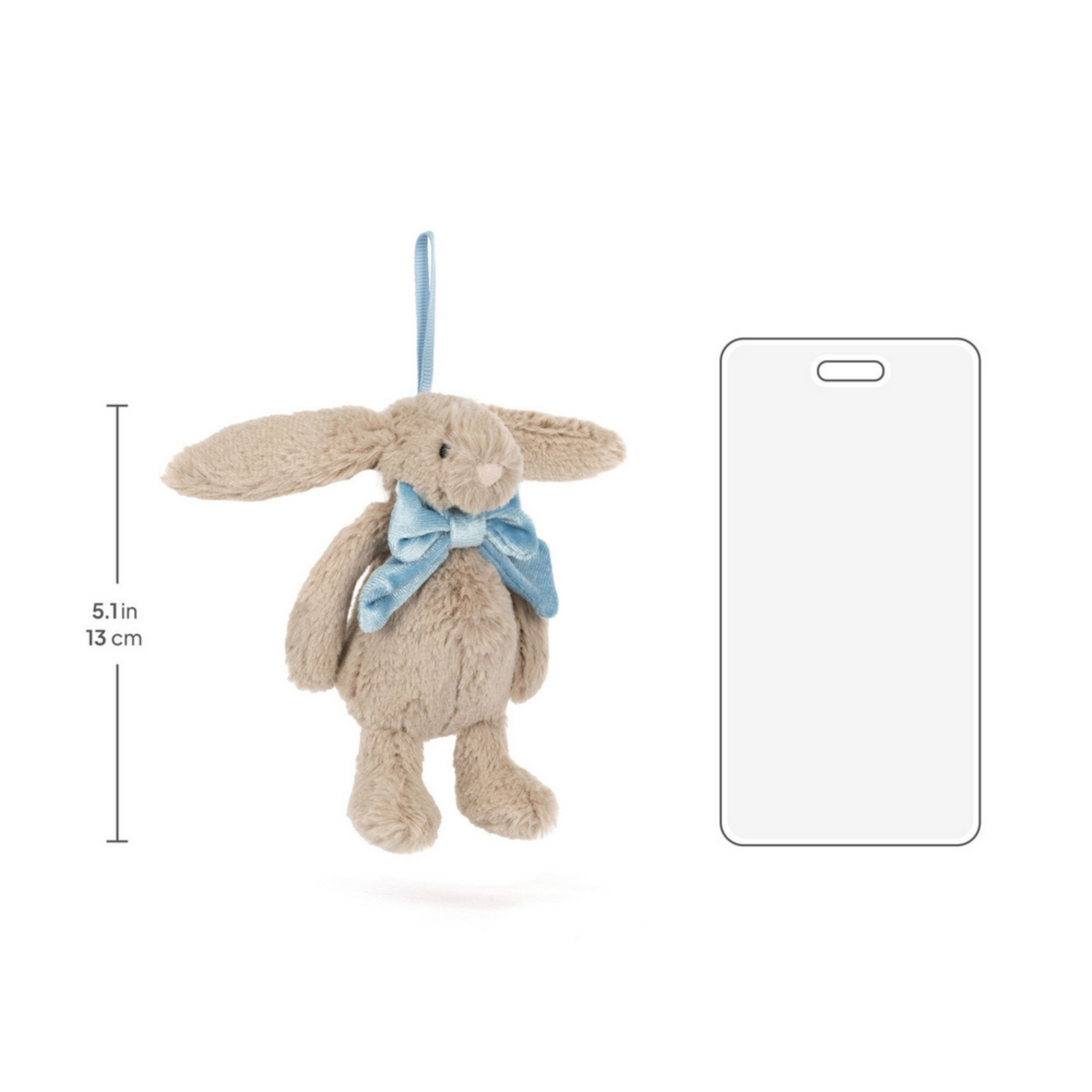 JELLYCAT Bashful Beige Bunny Ornament